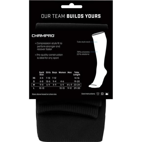 CHAMPRO Multi-Sport Athletic Compression Socks for Baseball, Softball, Football - Picture 4 of 7